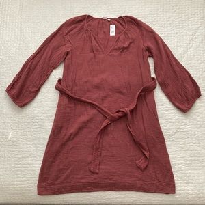 GAP, cotton gauze, rust color women’s dress Medium